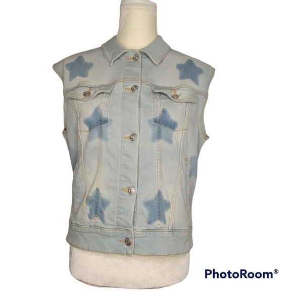 LuLaRoe Jackets & Blazers - LULAROE Denim Sleeveless JACKET